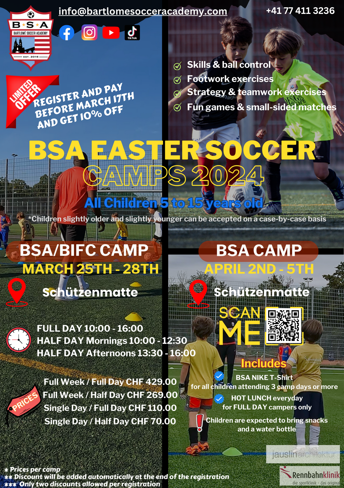 BSA EASTER Holidays Soccer Camp 2024