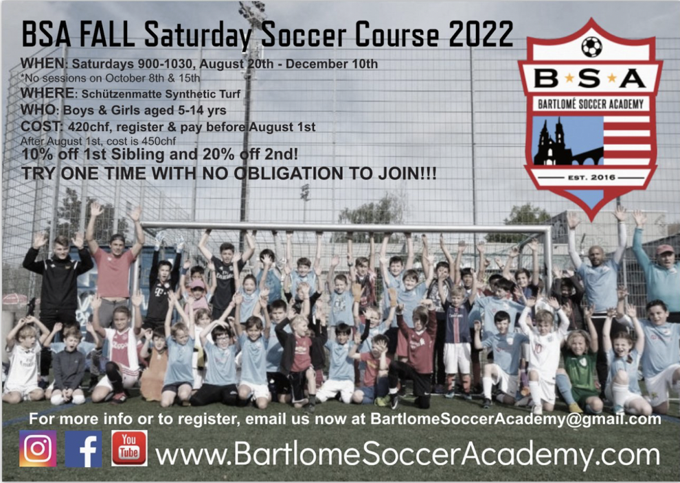 FALL Saturday Soccer Course 2022