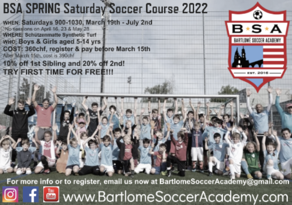 SPRING Saturday Soccer Course 2022